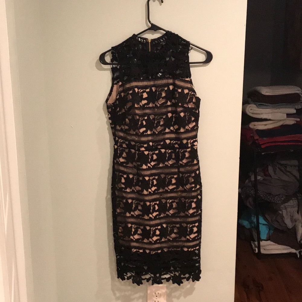 Lace little black dress!
